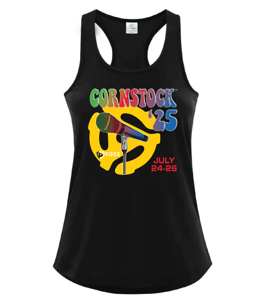 Cornstock '25 Ladies Racerback Tank Tops
